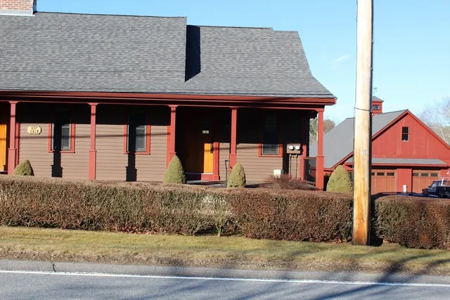 a view of a house with porch