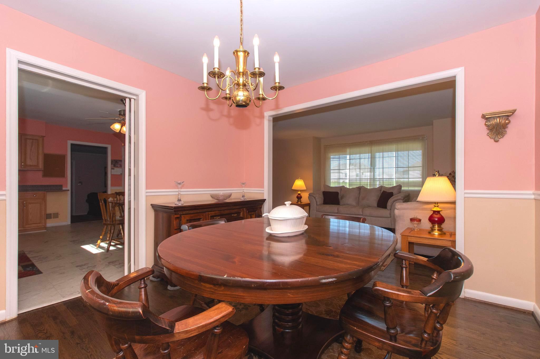 503 West Ring Factory Road Bel Air, MD 21015 - Photo 16 of 52 Dining Room Connects to Living Room and Kitchen