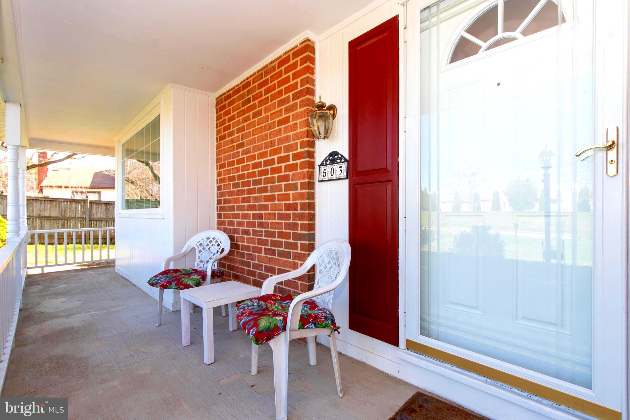 503 West Ring Factory Road Bel Air, MD 21015 - Photo 4 of 52 Covered Front Porch