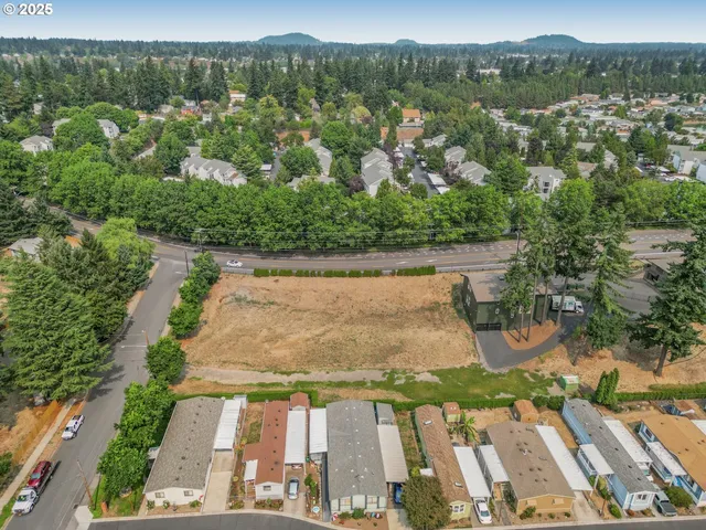 an aerial view of residential house with outdoor space