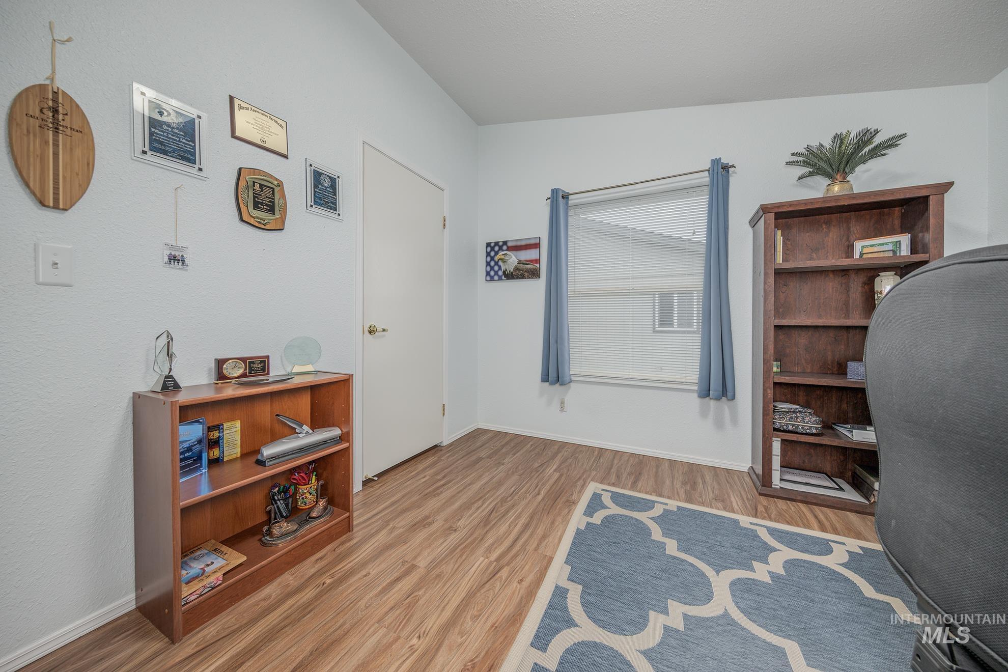 2750 Alden Road, Unit 27 Fruitland, ID 83619 - Photo 27 of 45 Office area featuring light wood-style flooring and baseboards