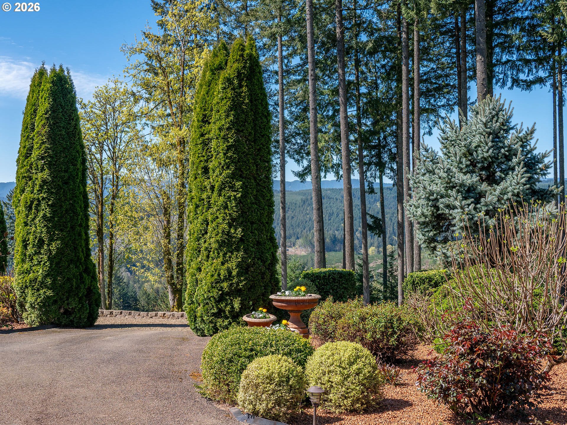 45045 Northwest Elk Mountain Road Banks, OR 97106 - Photo 42 of 48 a garden with trees in the background