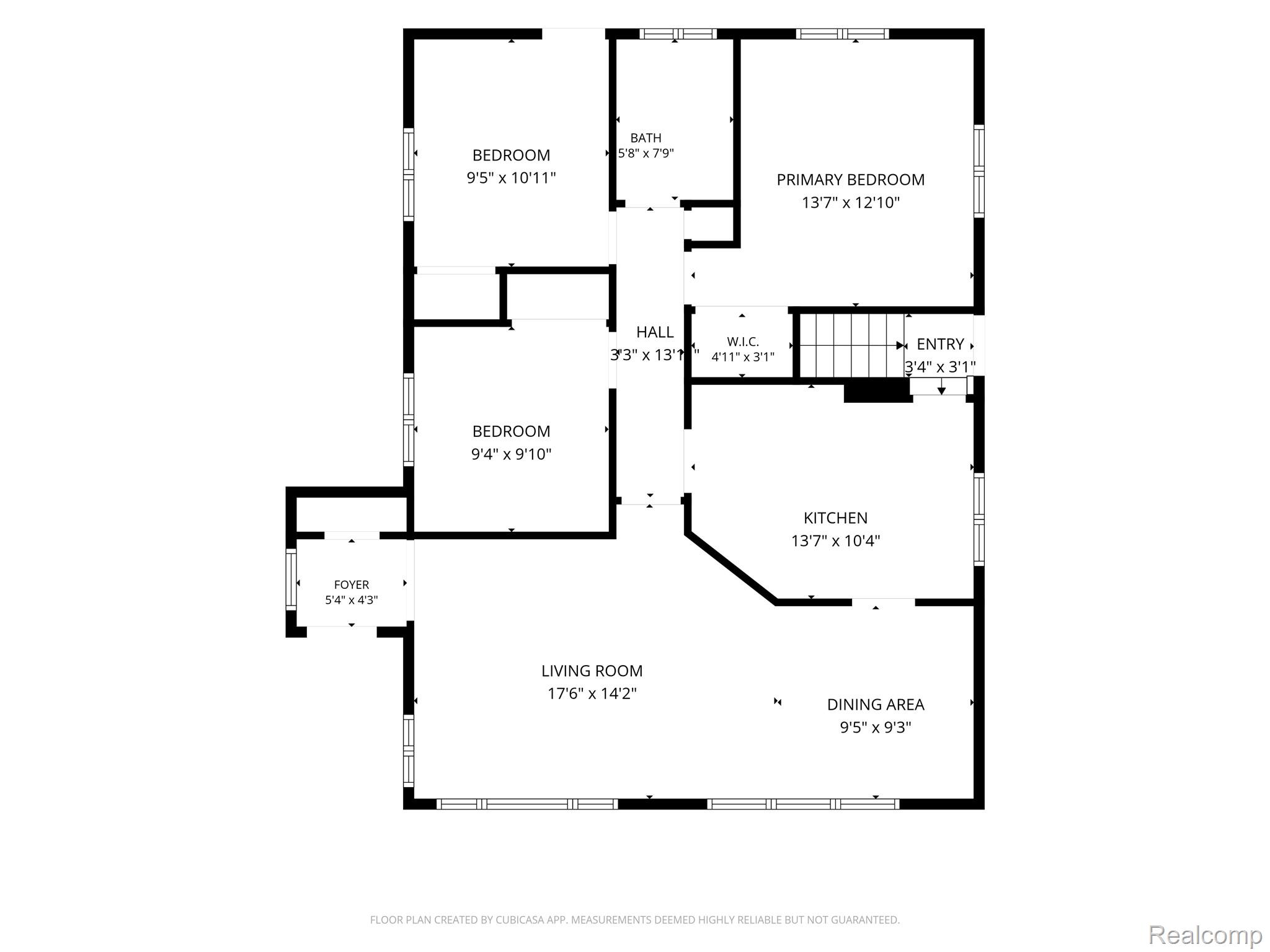 2806 Oliver Road Royal Oak, MI 48073 - Photo 50 of 51 2nd_floor_2806_oliver_avenue_royal_oak_with_dim.jpg