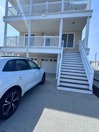 a view of a house with a balcony