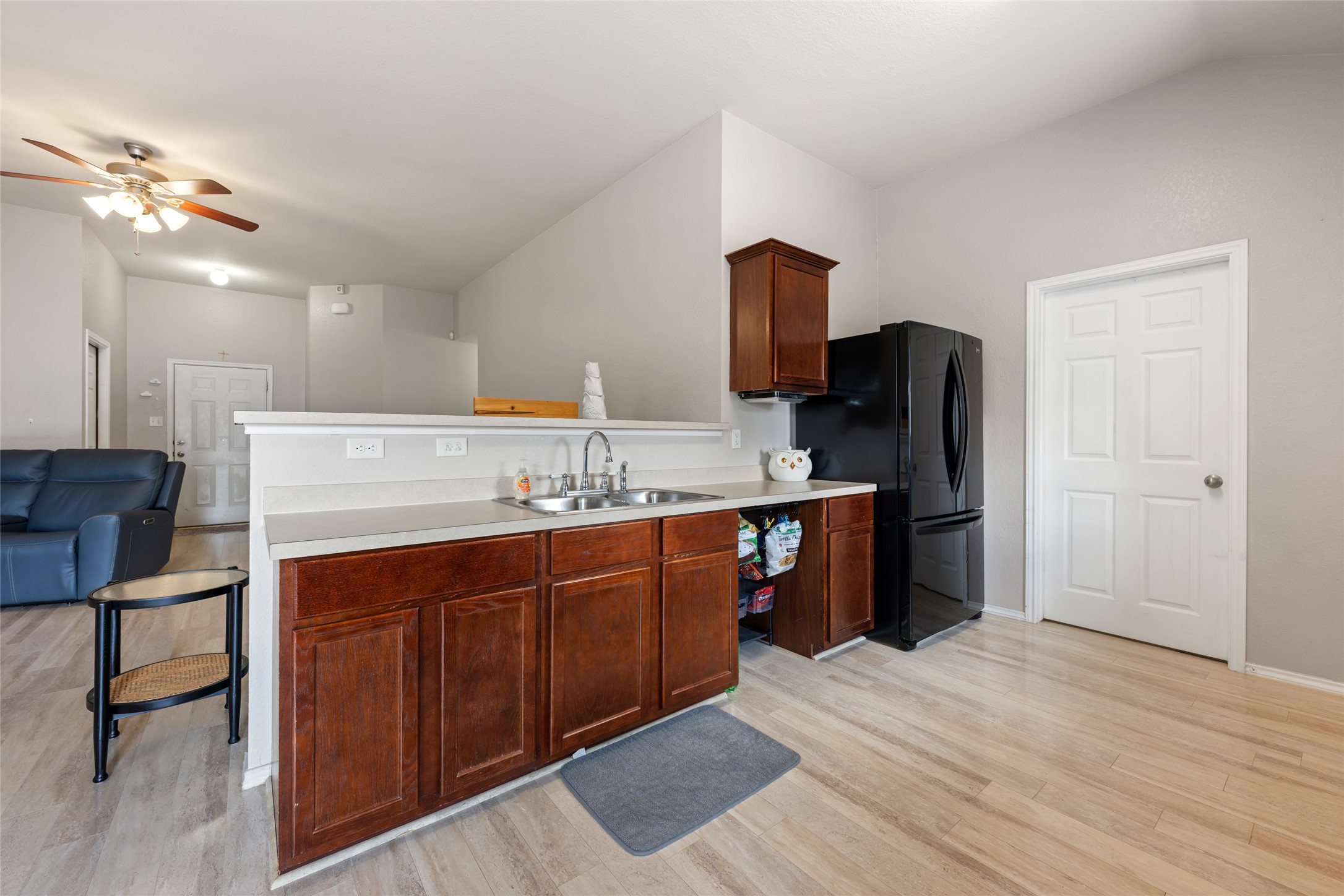 144 Calcite Lane Jarrell, TX 76537 - Photo 18 of 38 Functional kitchen with ample cabinetry and essential appliances, perfect for everyday living.