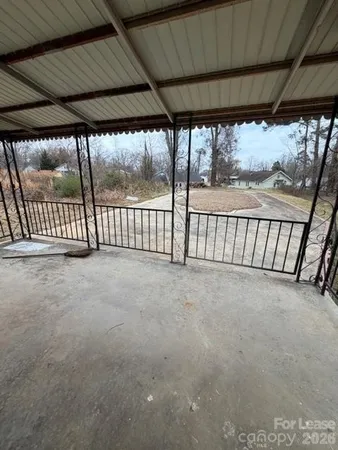 a view of a porch