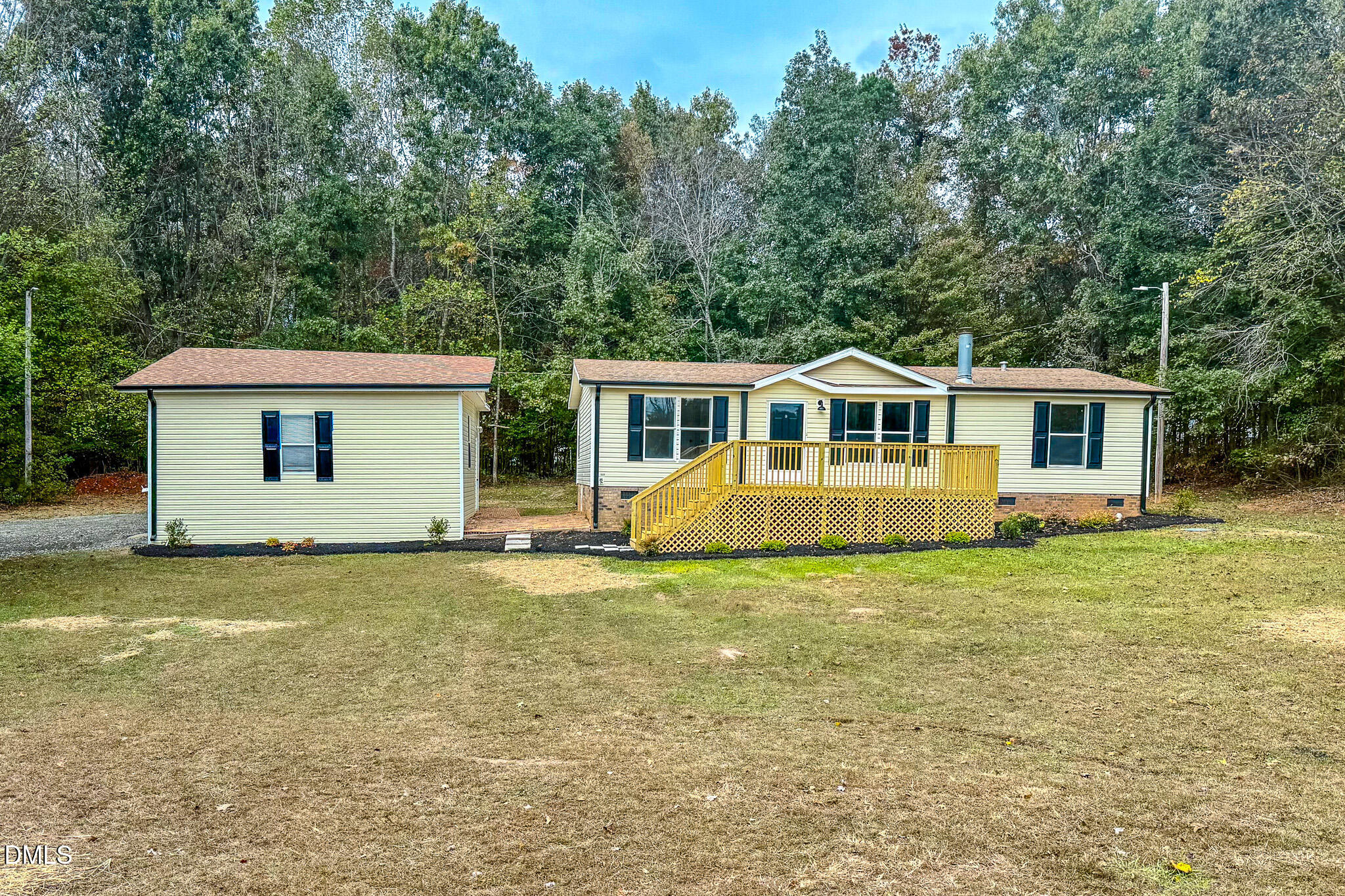 1469 Mollie Mooney Road Roxboro, NC 27574 - Photo 20 of 52 a view of a house with a backyard