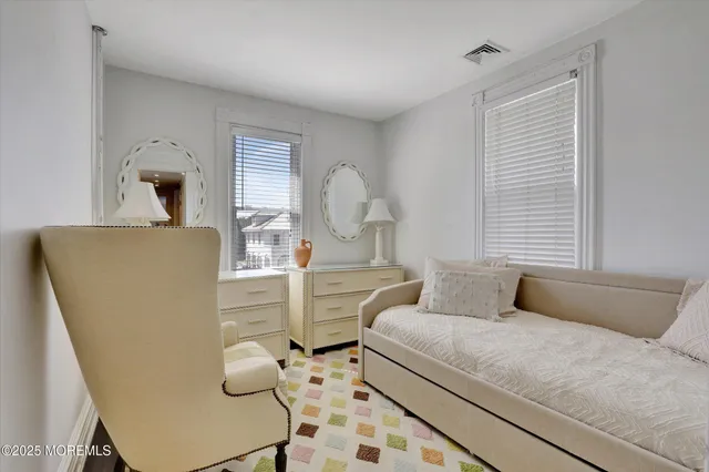 a view of balcony with furniture