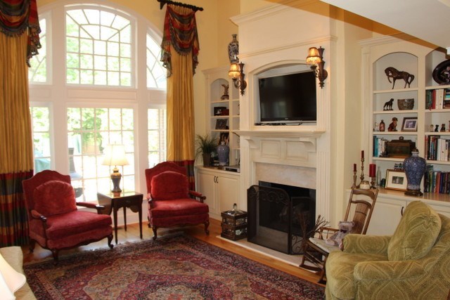 8630 East Hopewell Road Musella, GA 31066 - Photo 7 of 28 a living room with furniture fireplace and flat screen tv