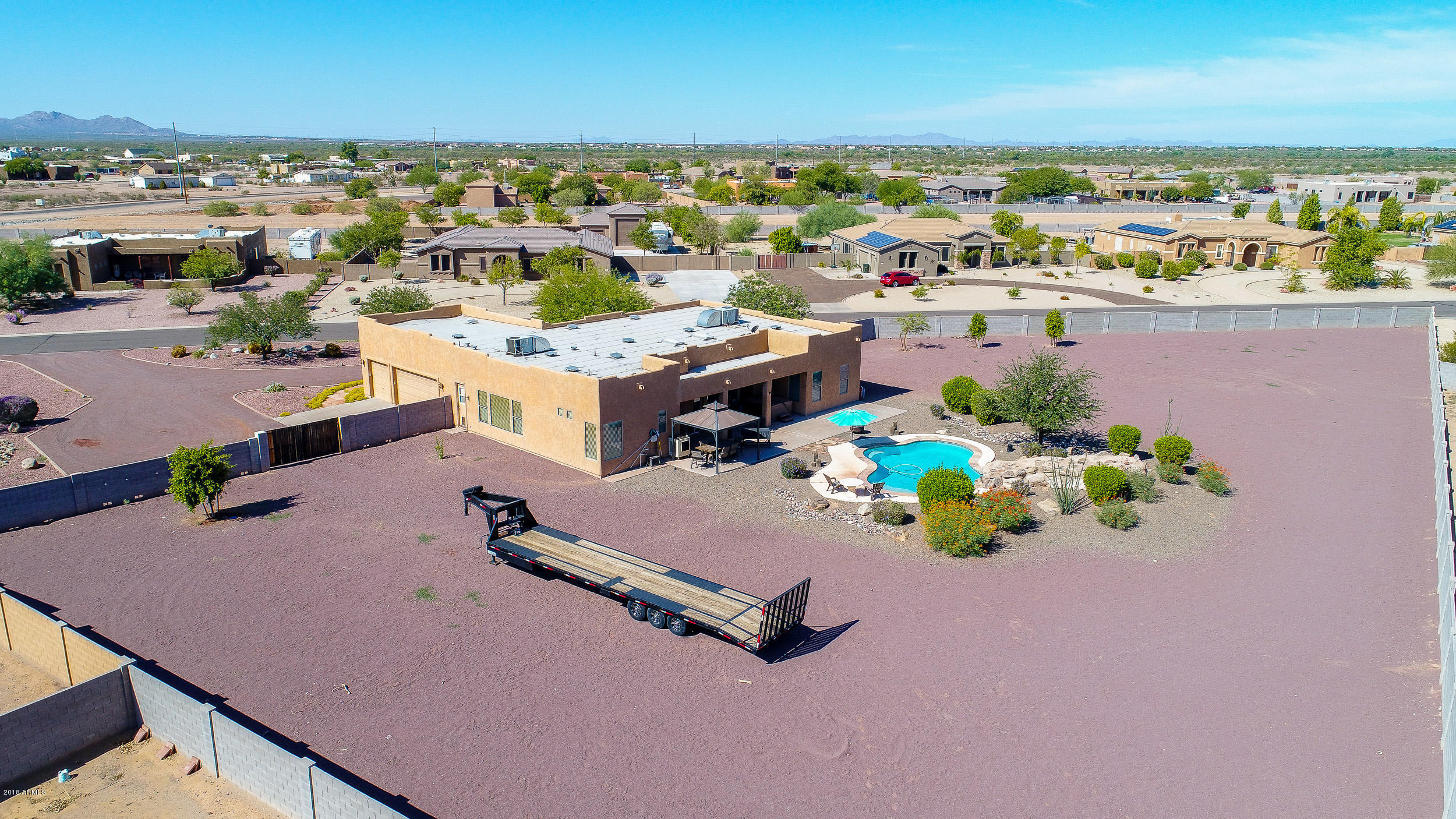 22850 West Sierra Ridge Way Wittmann, AZ 85361 - Photo 24 of 27 Ariel View