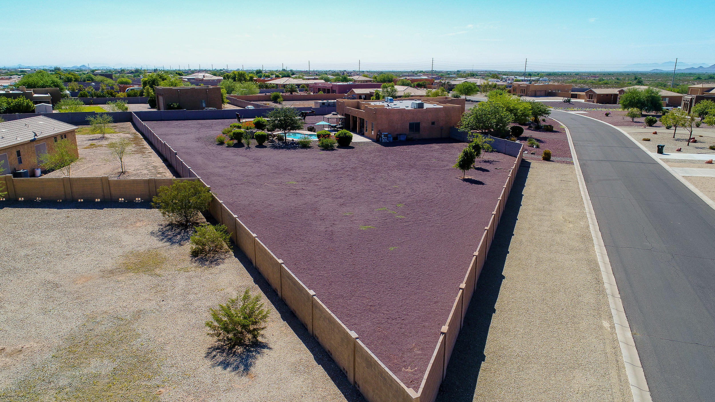22850 West Sierra Ridge Way Wittmann, AZ 85361 - Photo 27 of 27 Ariel View