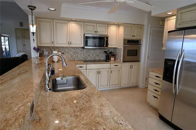 a view of a wooden deck