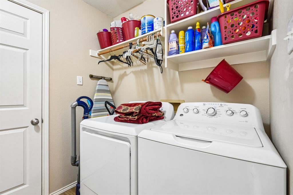 2705 Burning Tree McKinney, TX 75072 - Photo 27 of 35 a utility room with dryer and washer
