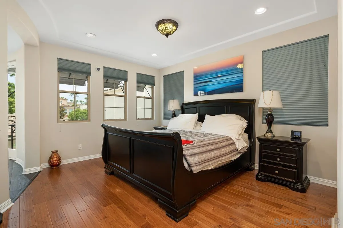2124 Historic Decatur Road San Diego, CA 92106 - Photo 14 of 40 a bedroom with a bed and a window