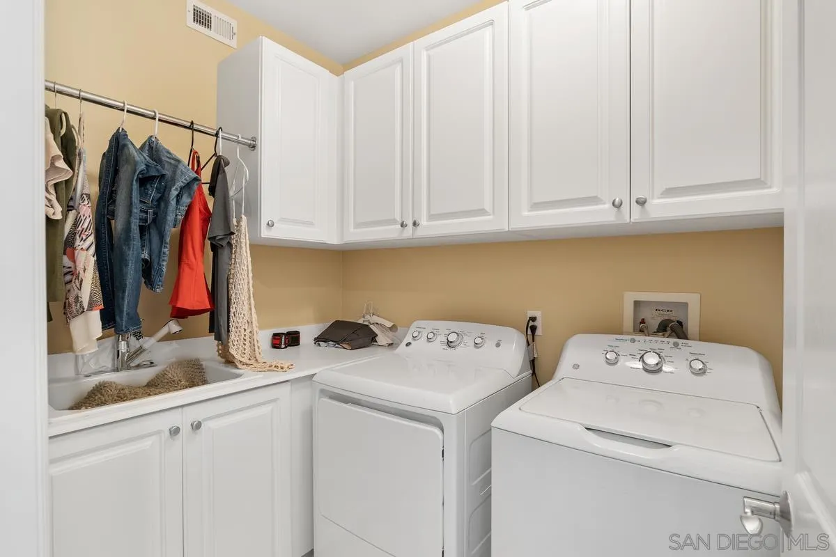 2124 Historic Decatur Road San Diego, CA 92106 - Photo 25 of 40 a view of storage and utility room with washer and dryer