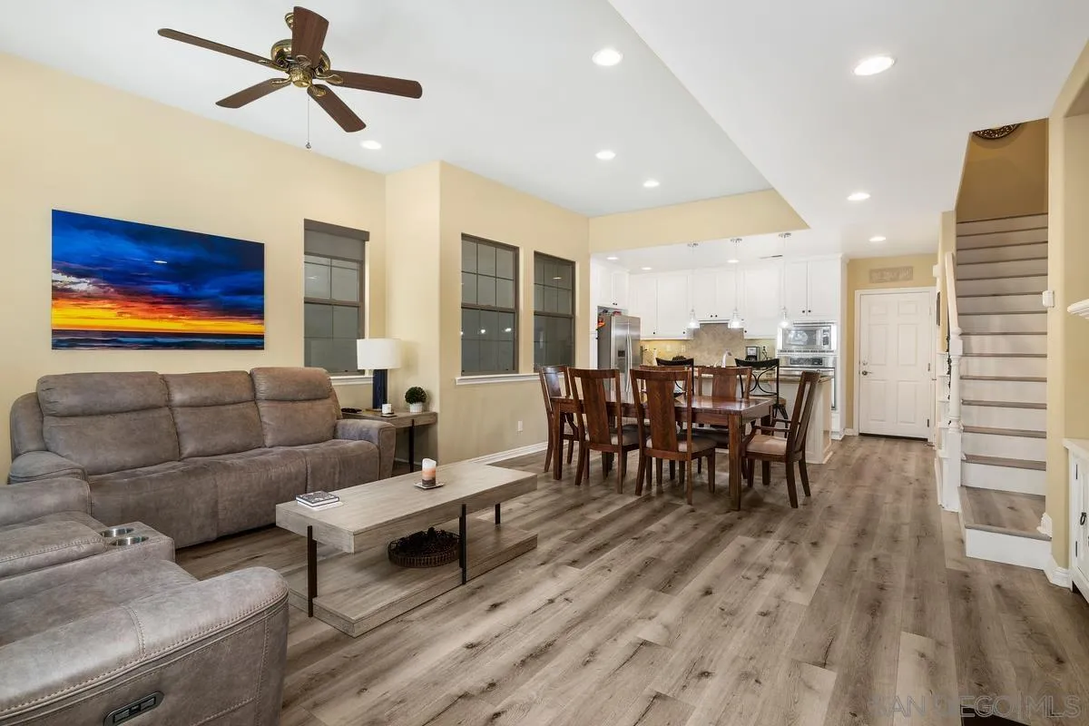 2124 Historic Decatur Road San Diego, CA 92106 - Photo 3 of 40 a living room with furniture and a view of kitchen