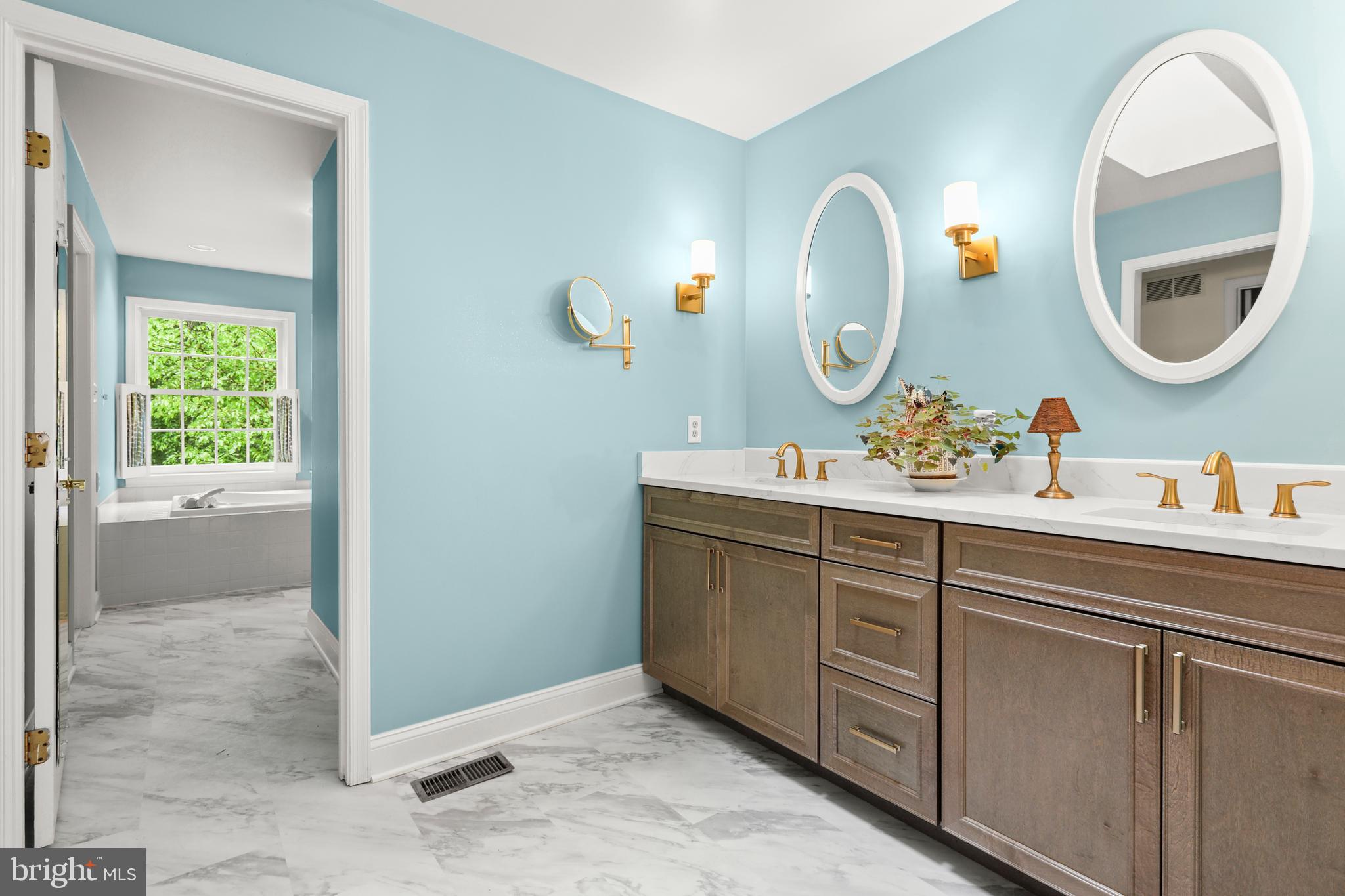 5602 Patterson Road Baldwin, MD 21013 - Photo 64 of 88 Primary Bath with double vanity with quartz
