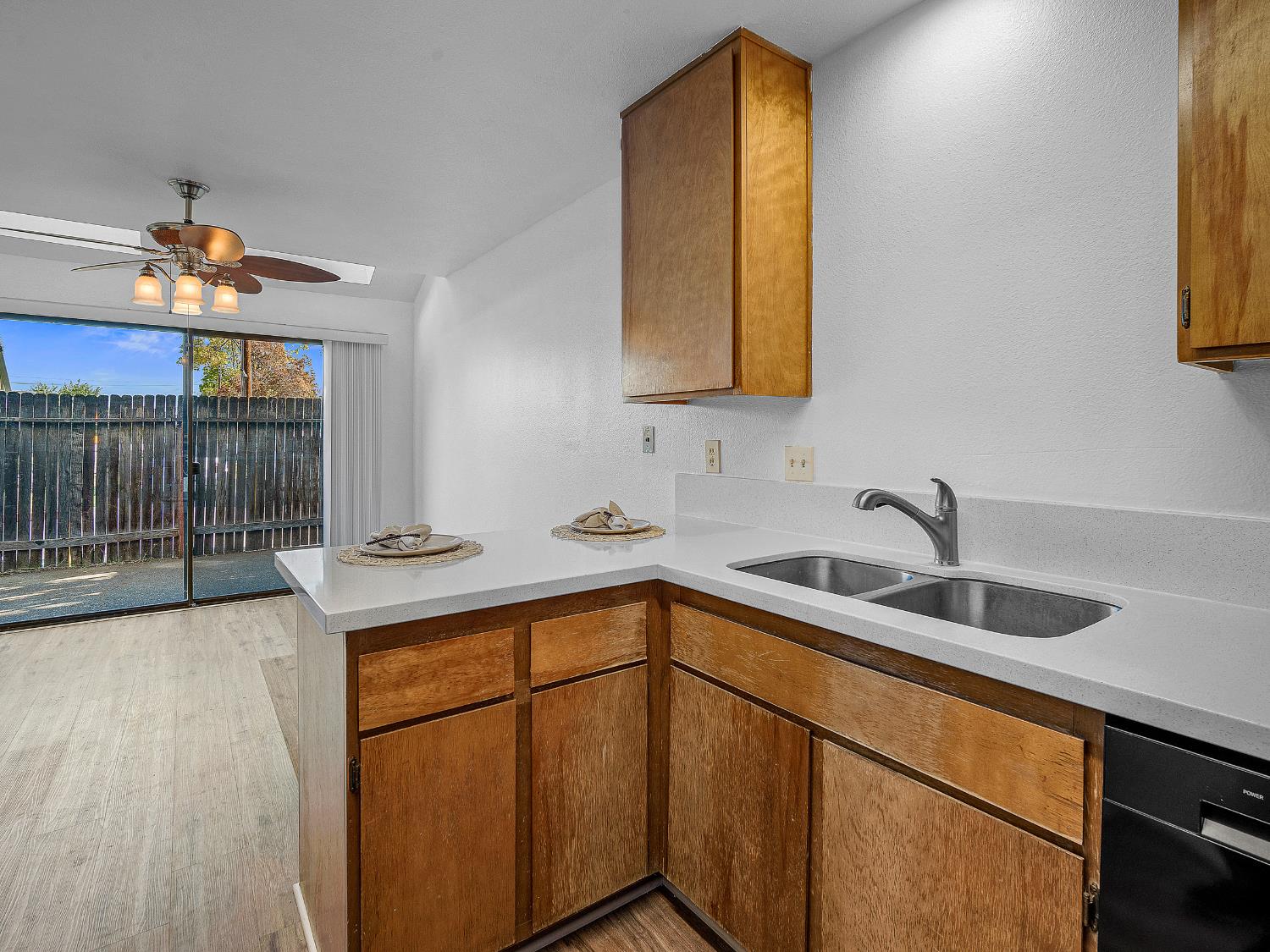 1519 Hood Road, Unit F Sacramento, CA 95825 - Photo 5 of 28 a kitchen with a sink and a cabinets