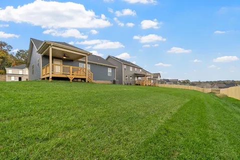 a view of a balcony with lake view