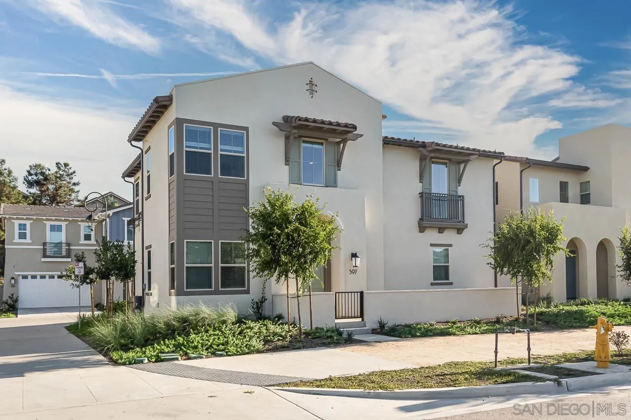 597 Townsend Way San Marcos, CA 92078 - Photo 4 of 30 a front view of a house with a yard