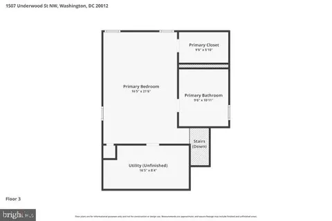 $1,550,000 | 1507 Underwood Street Northwest, Washington, DC 20012