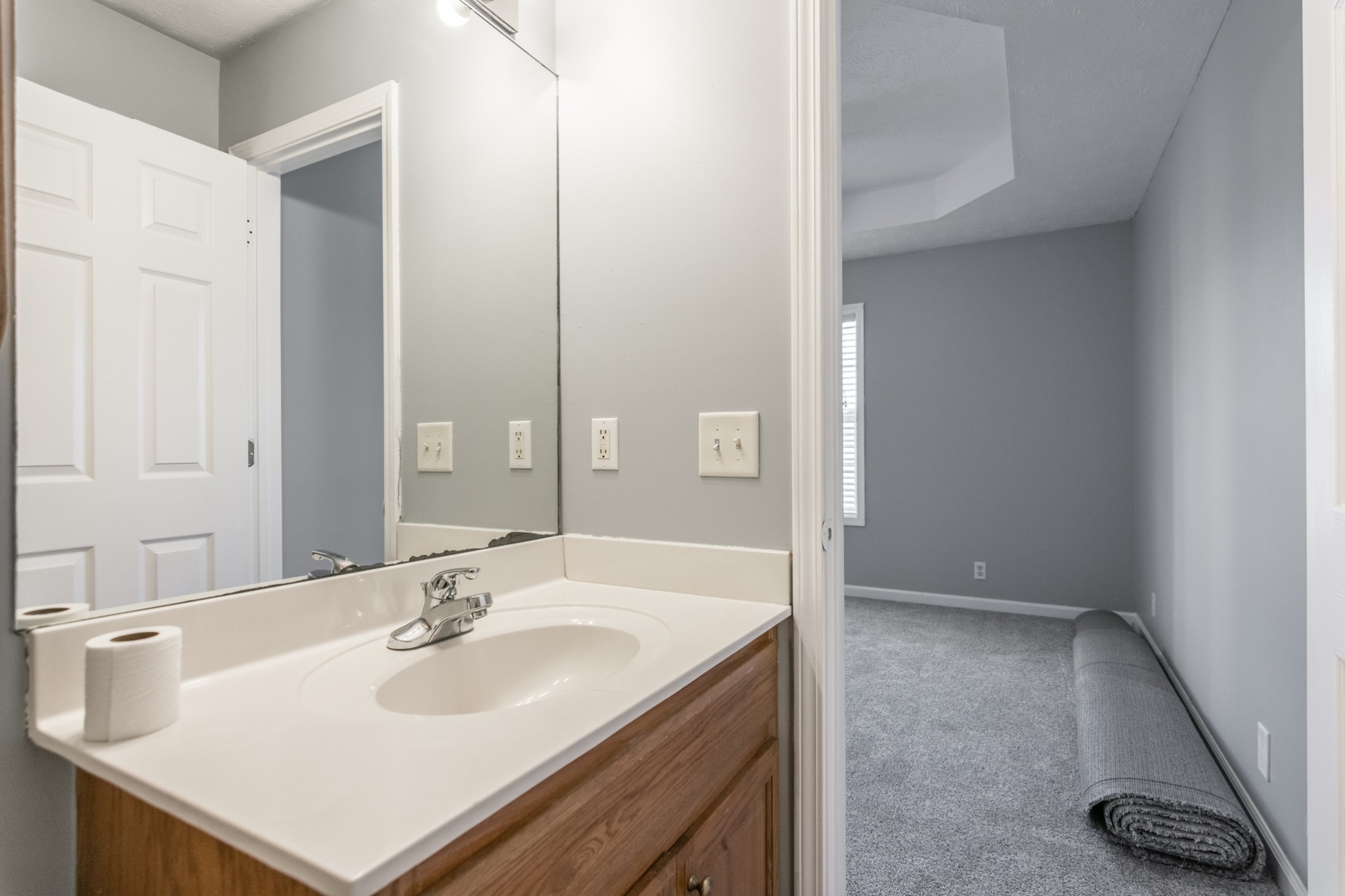 361 Corinth Road Portland, TN 37148 - Photo 26 of 46 a bathroom with a sink a toilet and a mirror