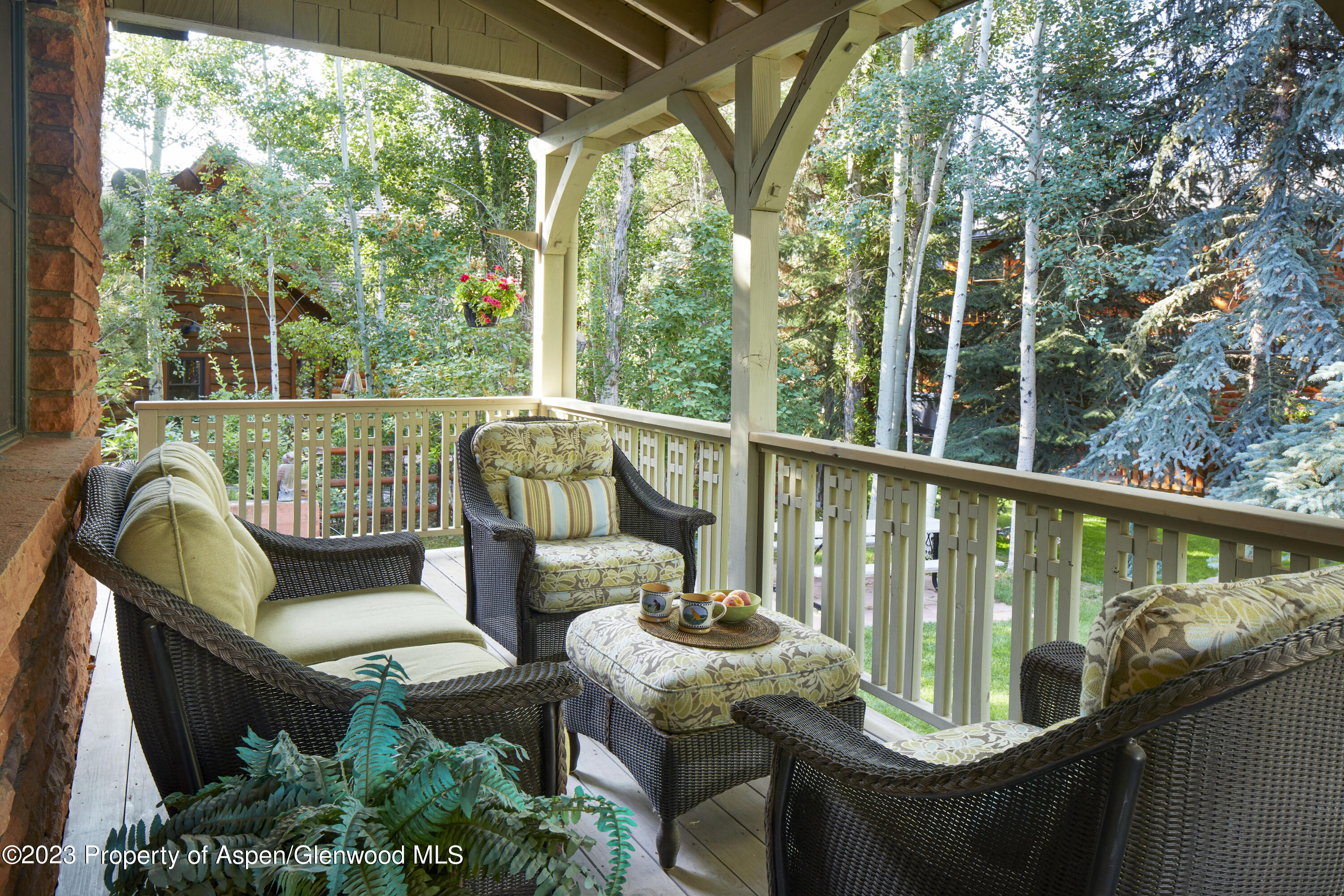 135 Riverside Drive Basalt, CO 81621 - Photo 4 of 18 a view of a chair and table in the balcony