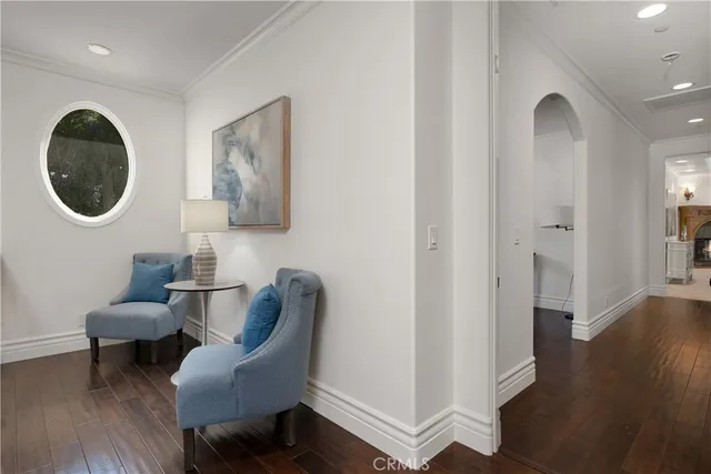 a view of a backyard with swimming pool