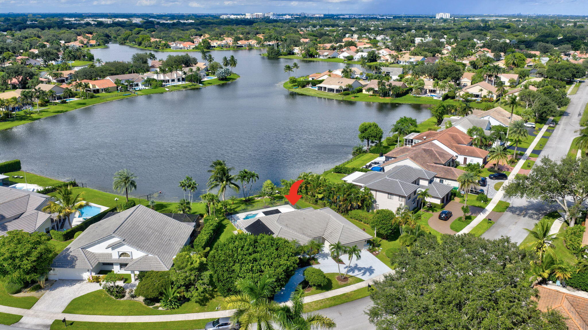 3140 Old Orchard Road Davie, FL 33328 - Photo 39 of 41 an aerial view of lake residential house with outdoor space