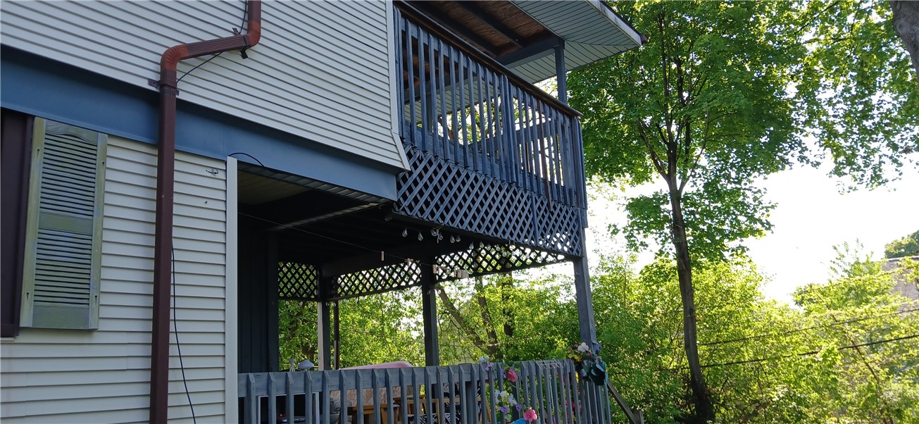 54 Berry Street Rochester, NY 14609 - Photo 2 of 40 driveway view 2 story deck