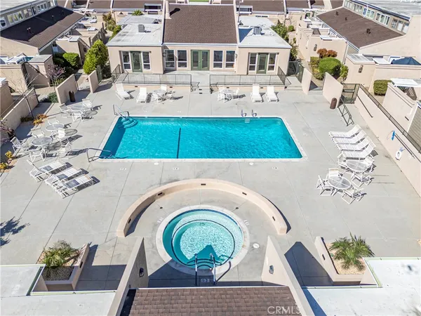 a view of outdoor space yard and swimming pool