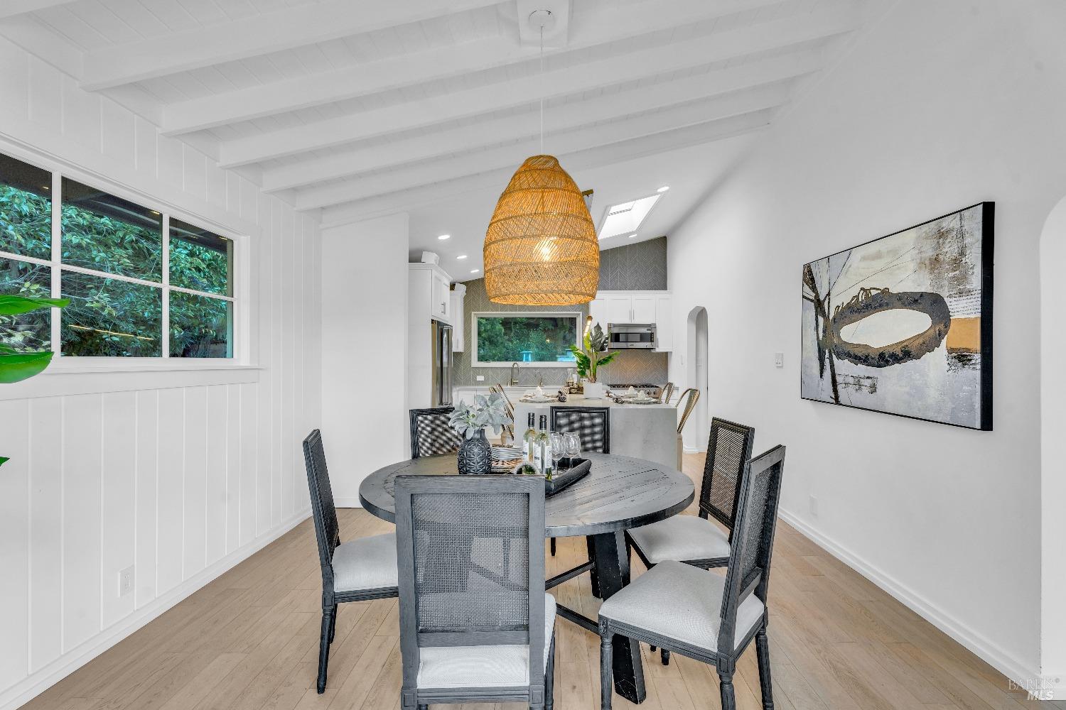 30 Bella Vista Avenue Belvedere, CA 94920 - Photo 13 of 89 a view of a dining room with furniture window and wooden floor