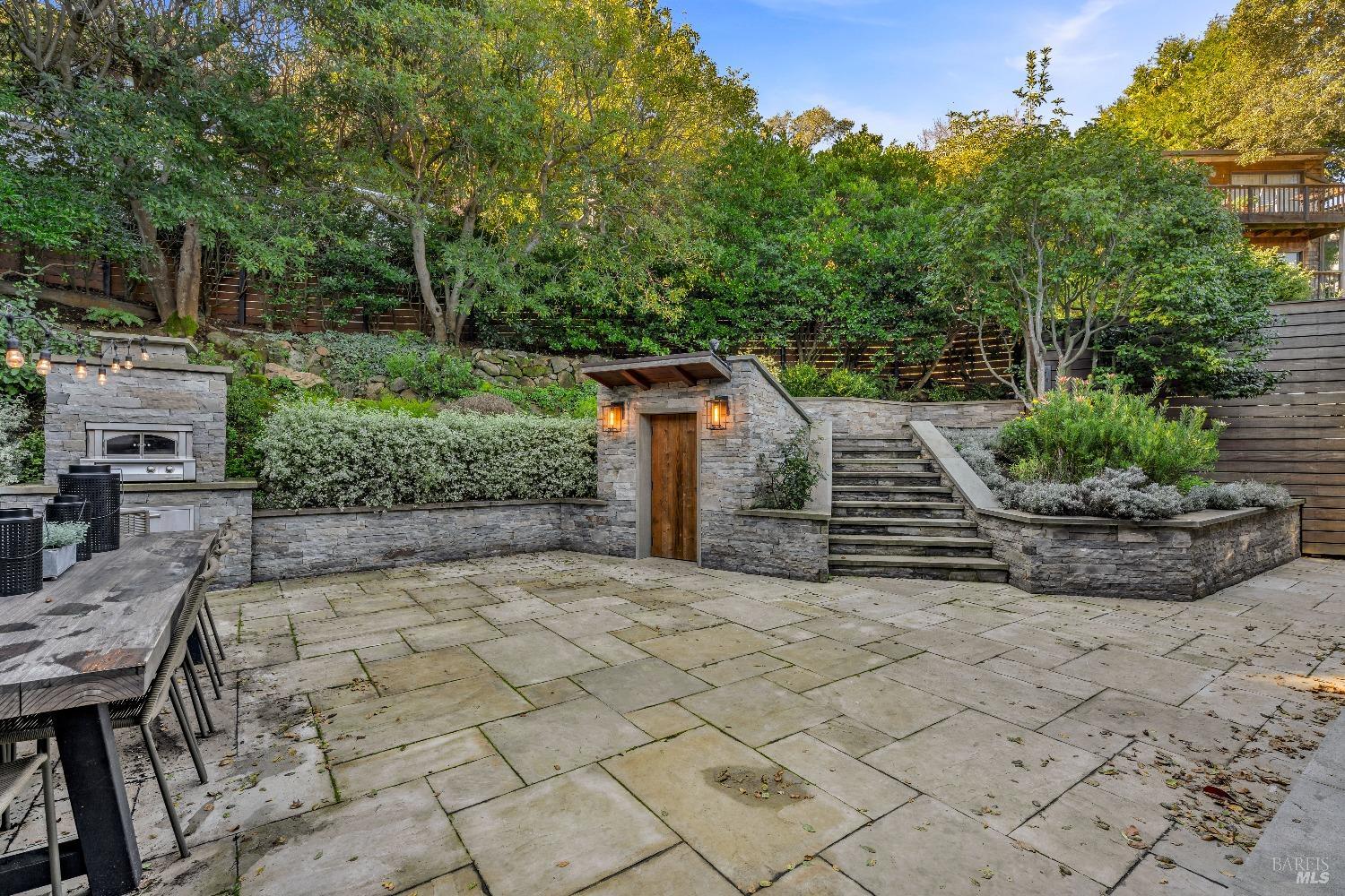 30 Bella Vista Avenue Belvedere, CA 94920 - Photo 55 of 89 a view of backyard with seating space and trees