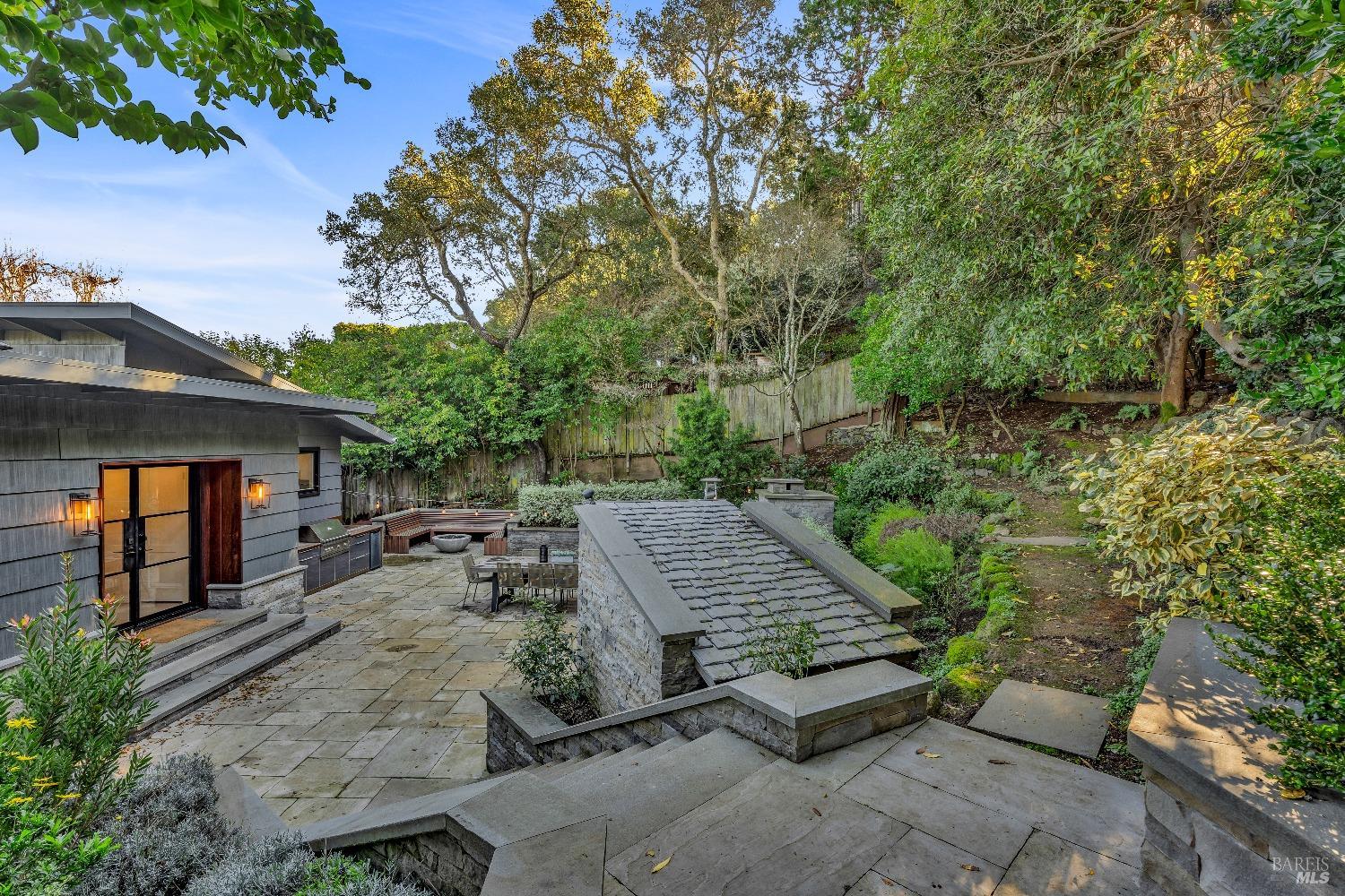 30 Bella Vista Avenue Belvedere, CA 94920 - Photo 56 of 89 a view of a backyard with sitting area