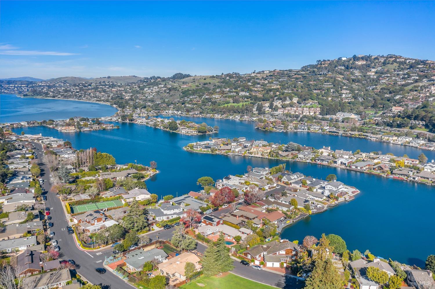 30 Bella Vista Avenue Belvedere, CA 94920 - Photo 87 of 89 an aerial view of a city