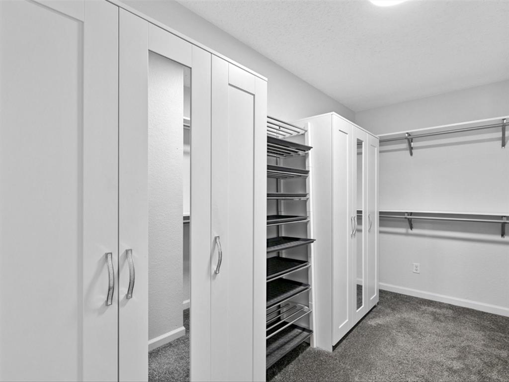5304 Los Altos Road Fort Worth, TX 76244 - Photo 23 of 30 Walk in closet featuring dark colored carpet