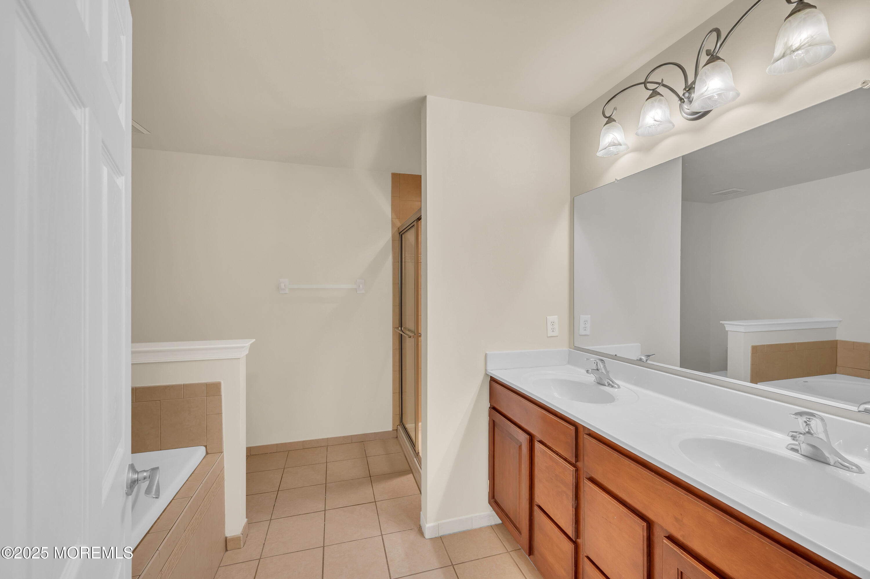 59 Brookfield Drive Jackson, NJ 08527 - Photo 28 of 42 a bathroom with a sink a vanity and a mirror