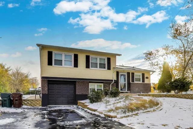 a view of a house with a patio