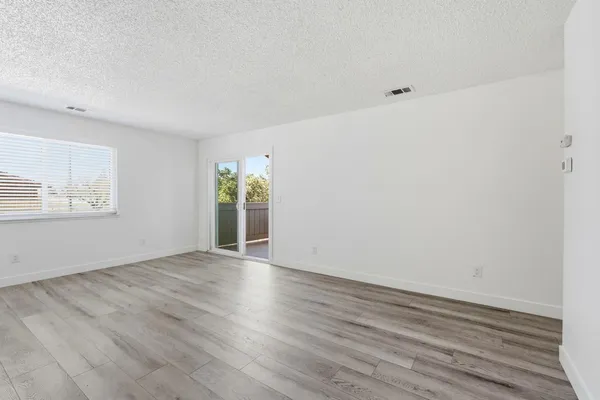 wooden floor in an empty room