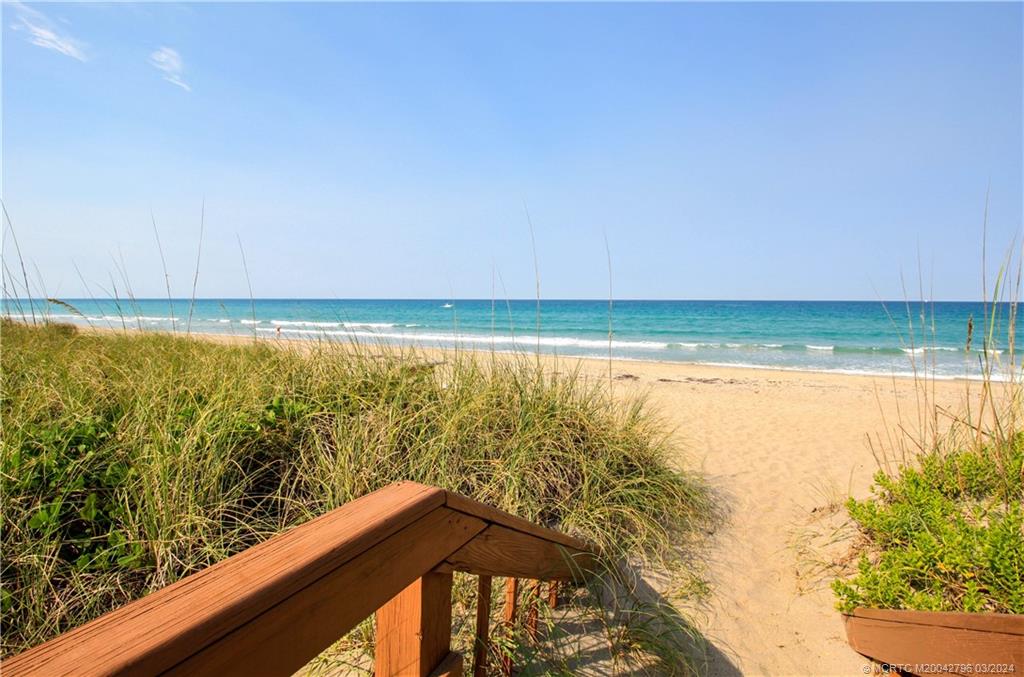 2641 Northeast Ocean Boulevard, Unit 101 Stuart, FL 34996 - Photo 35 of 41 a view of an ocean from a balcony