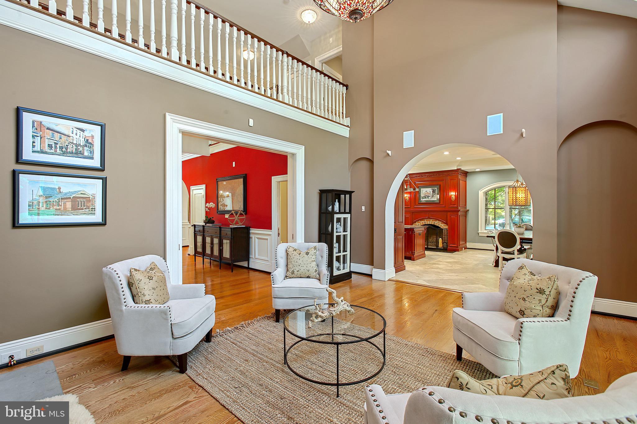 838 Childs Point Road Annapolis, MD 21401 - Photo 21 of 85 Two story family room with 8 ft pocket doors