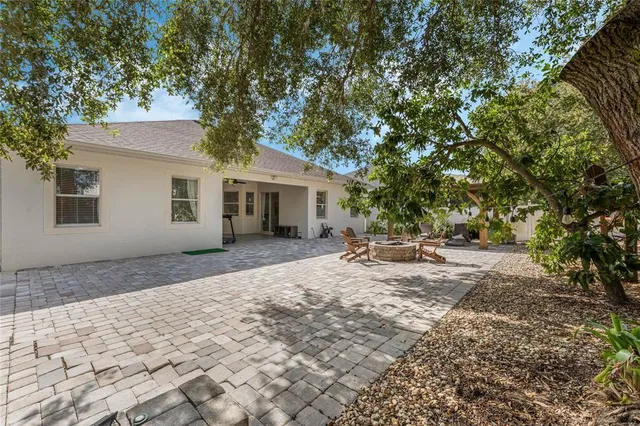 a view of a house with a patio