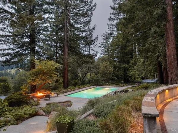 a living room with furniture rug and window