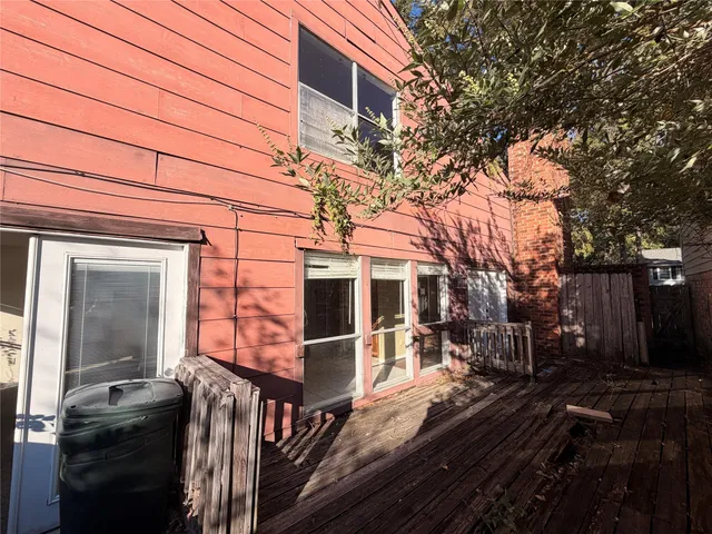 a view of a house with a patio