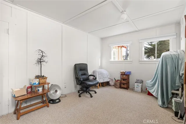 a room with gym equipment