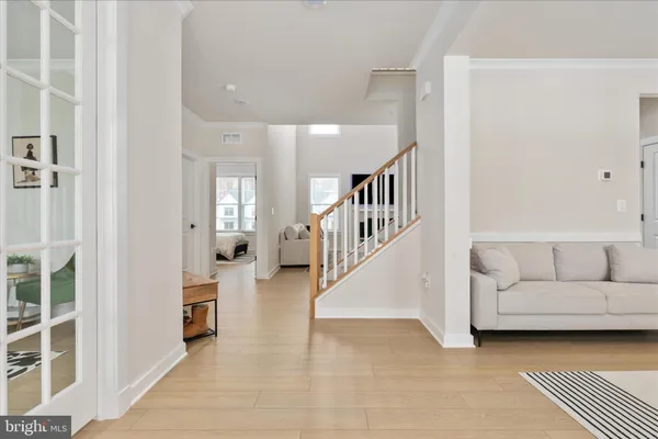 a room with furniture and window