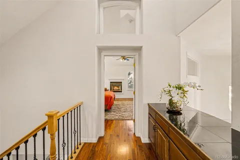 a view of storage and utility room with a window