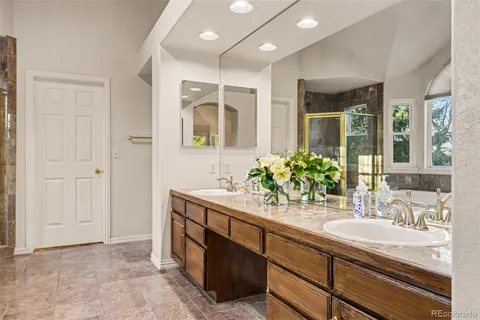 a view of a city and mountain