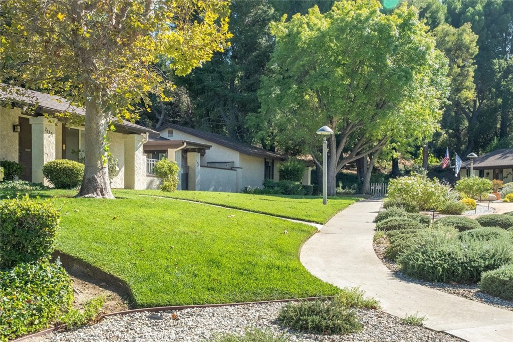 26331 Oakspur Drive, Unit C Newhall, CA 91321 - Photo 26 of 37 Greenbelt area near entrance