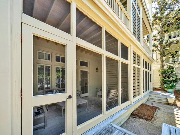 a view of front door of house